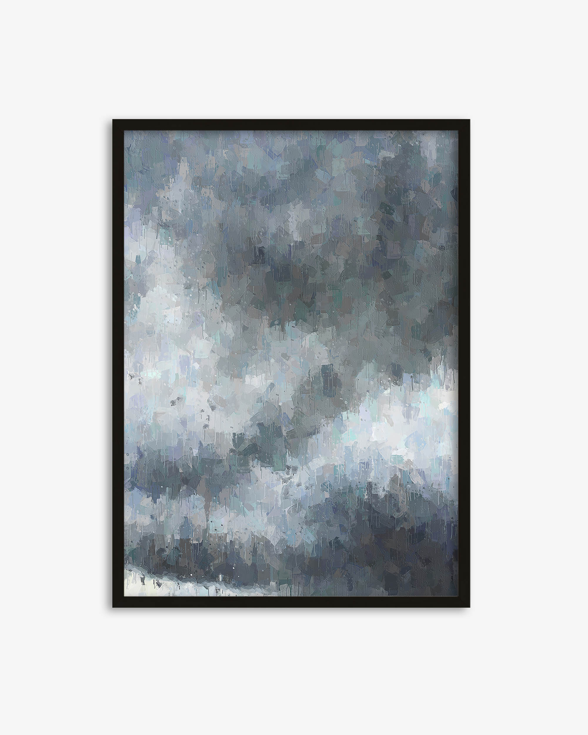 Birds On Grey Skies Art Print