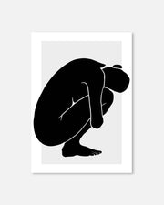 Silhouette Figure Art Print