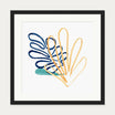 Matisse Botanical Square Art Print — 50 x 50 cm — Black Frame
