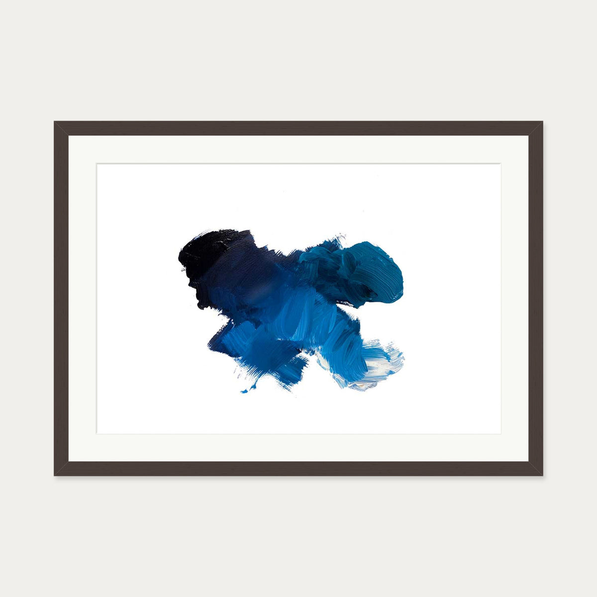 Metaverse Art Print — 50 x 70 cm — Brown Frame