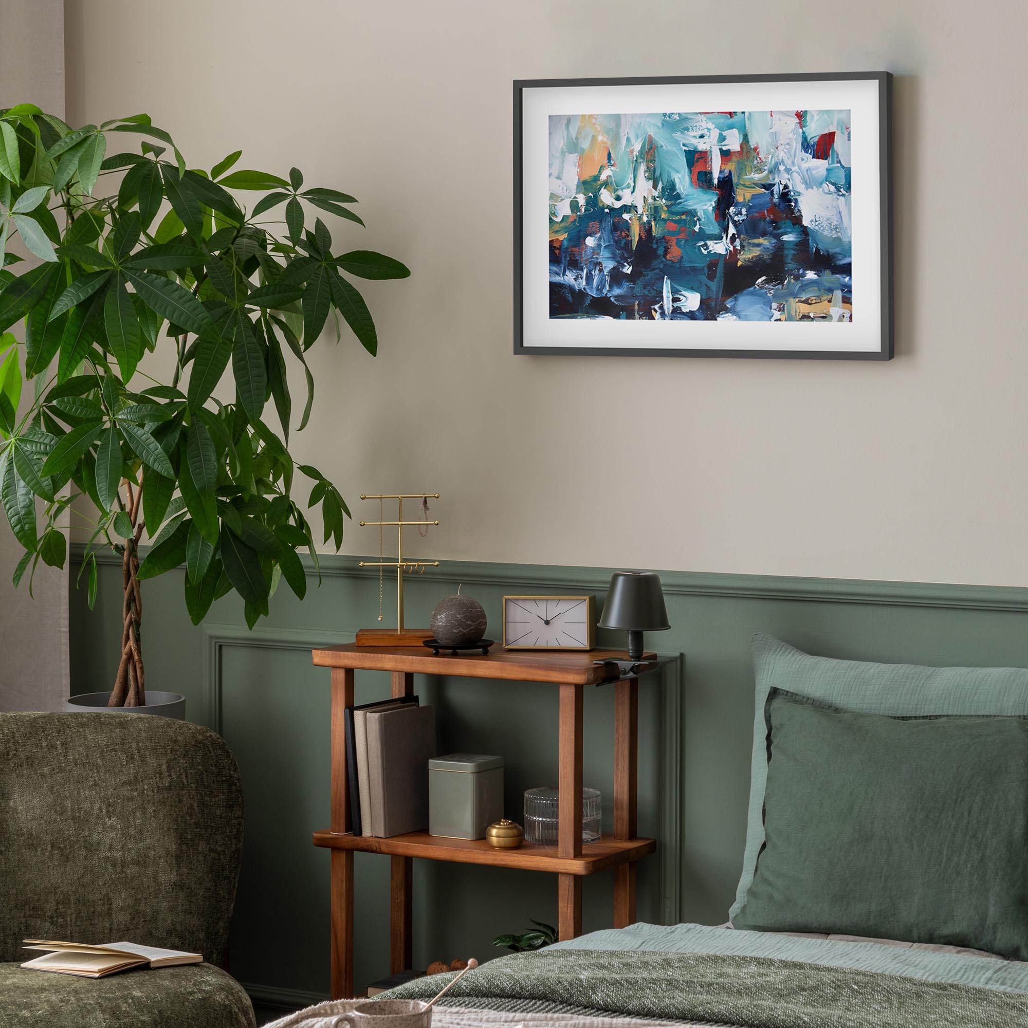 Abstract 207 Framed Art
