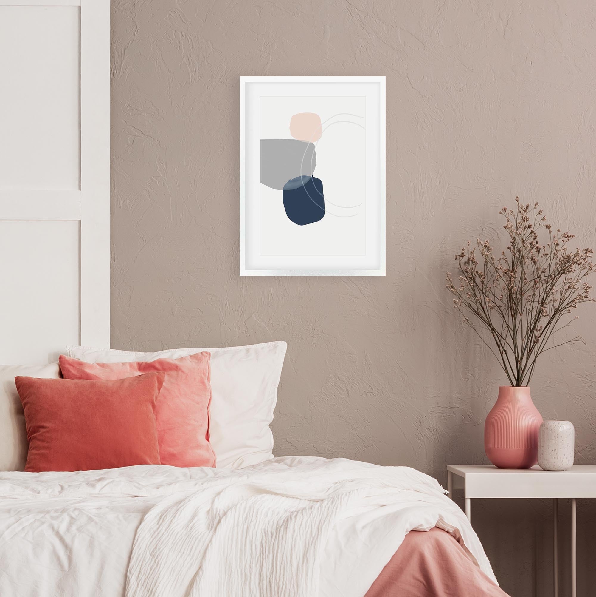 Minimal Abstract Shapes 3 Framed Art