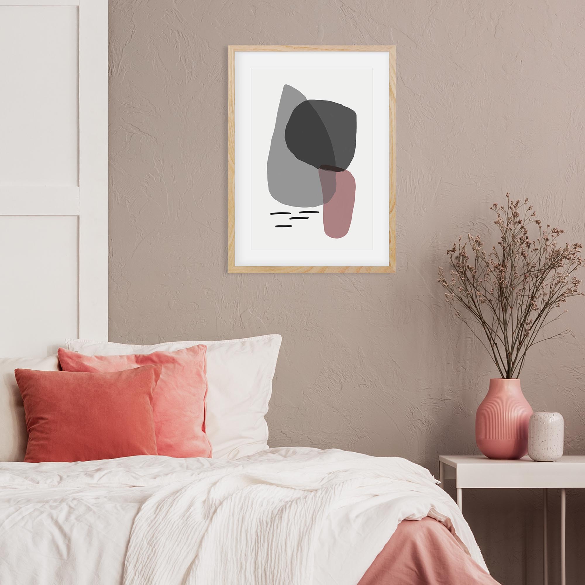 Minimal Abstract Shapes 2 Framed Art