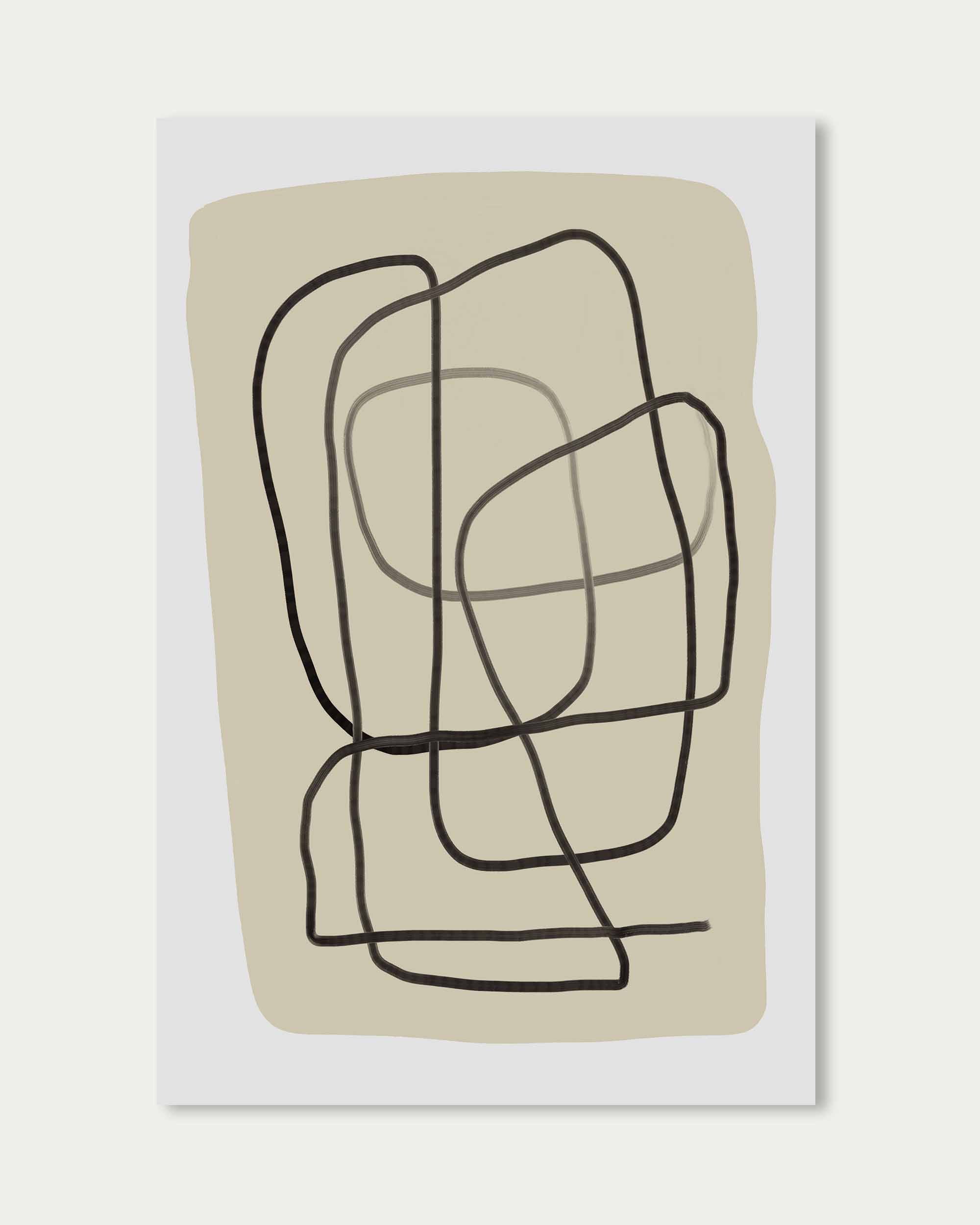 Maze Line Wall Art