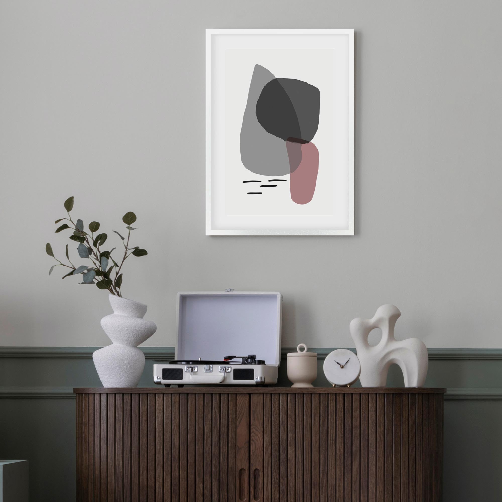 Minimal Abstract Shapes 2 Framed Art