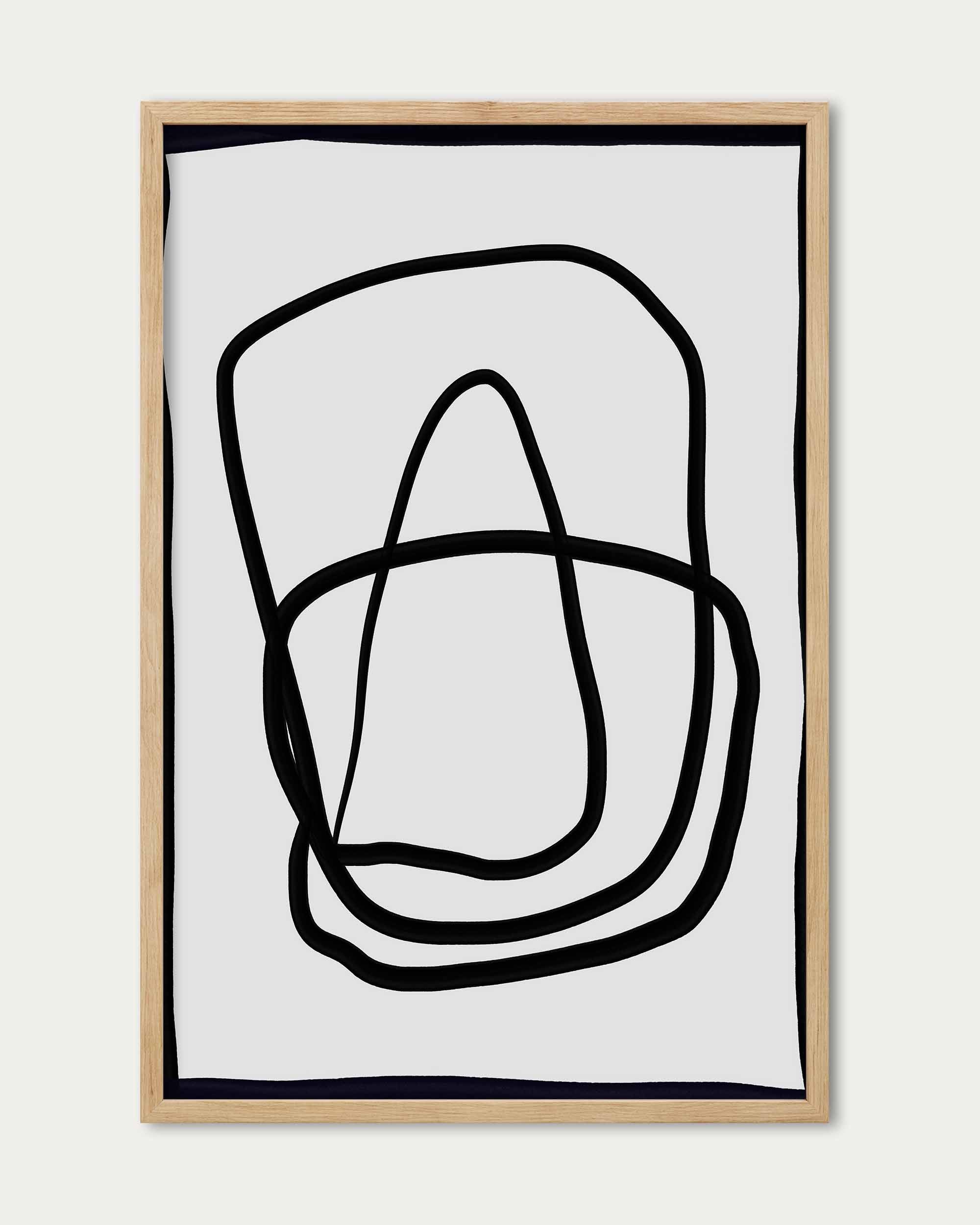 Mono Line Art Print