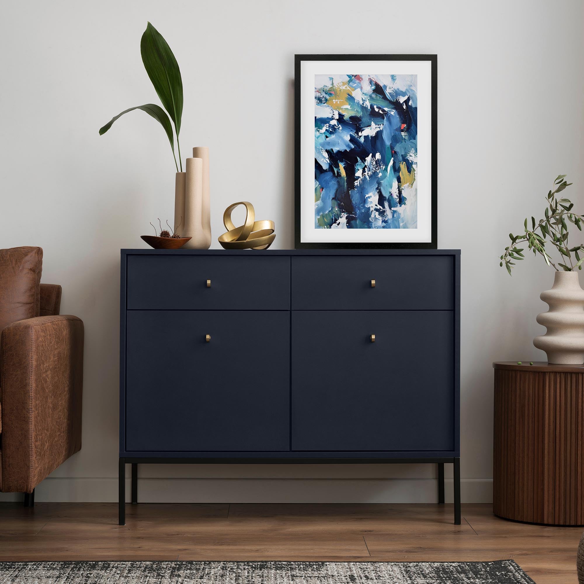 Abstract 203 Framed Art