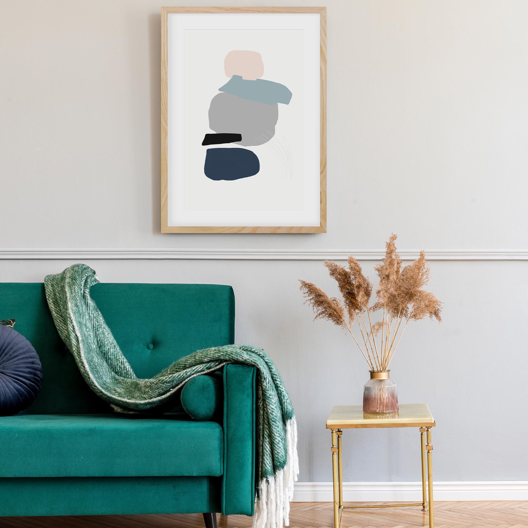 Minimal Abstract Shapes 4 Framed Art