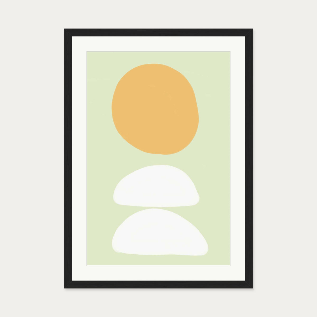 Minted Art Print — 50 x 70 cm — Black Frame