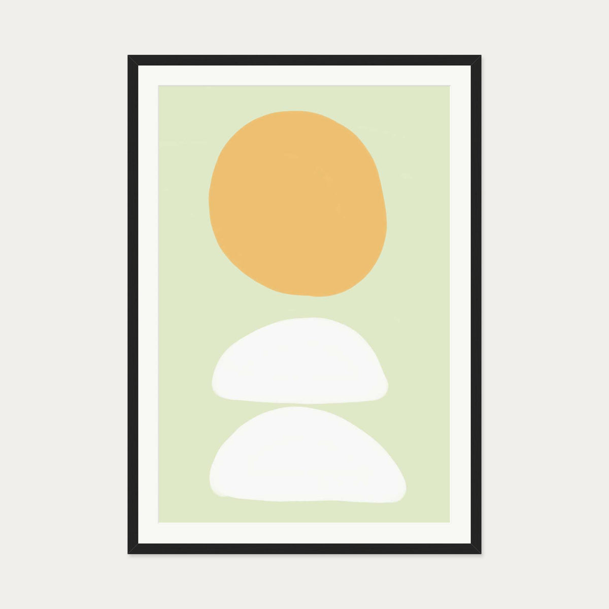 Minted Art Print — 70 x 100 cm — Black Frame