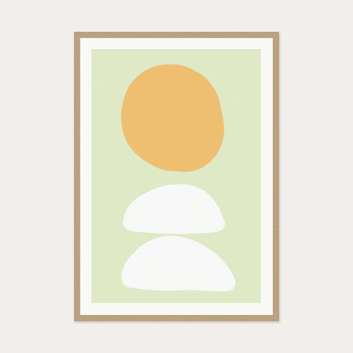 Minted Art Print — 70 x 100 cm — Oak Frame