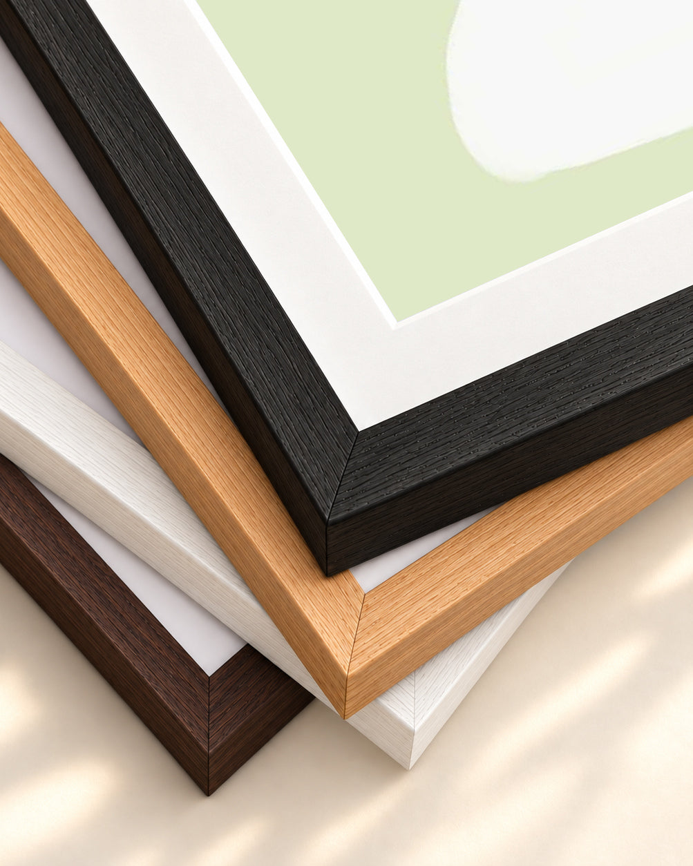 Minted Art Print — framed print corner with 5 cm mount and bevel