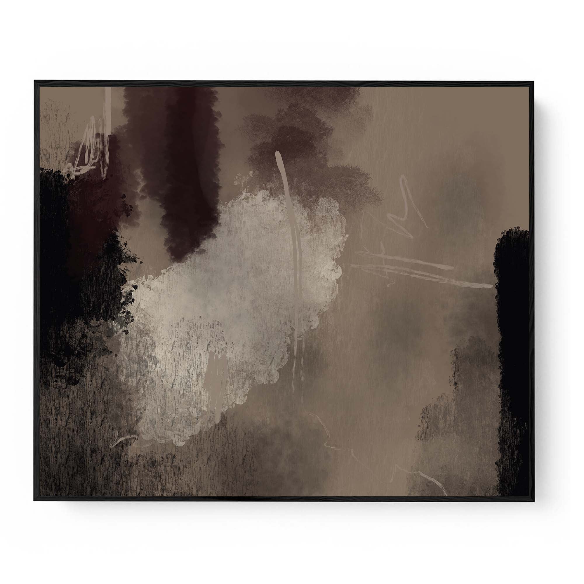Misty Meadow Framed Canvas