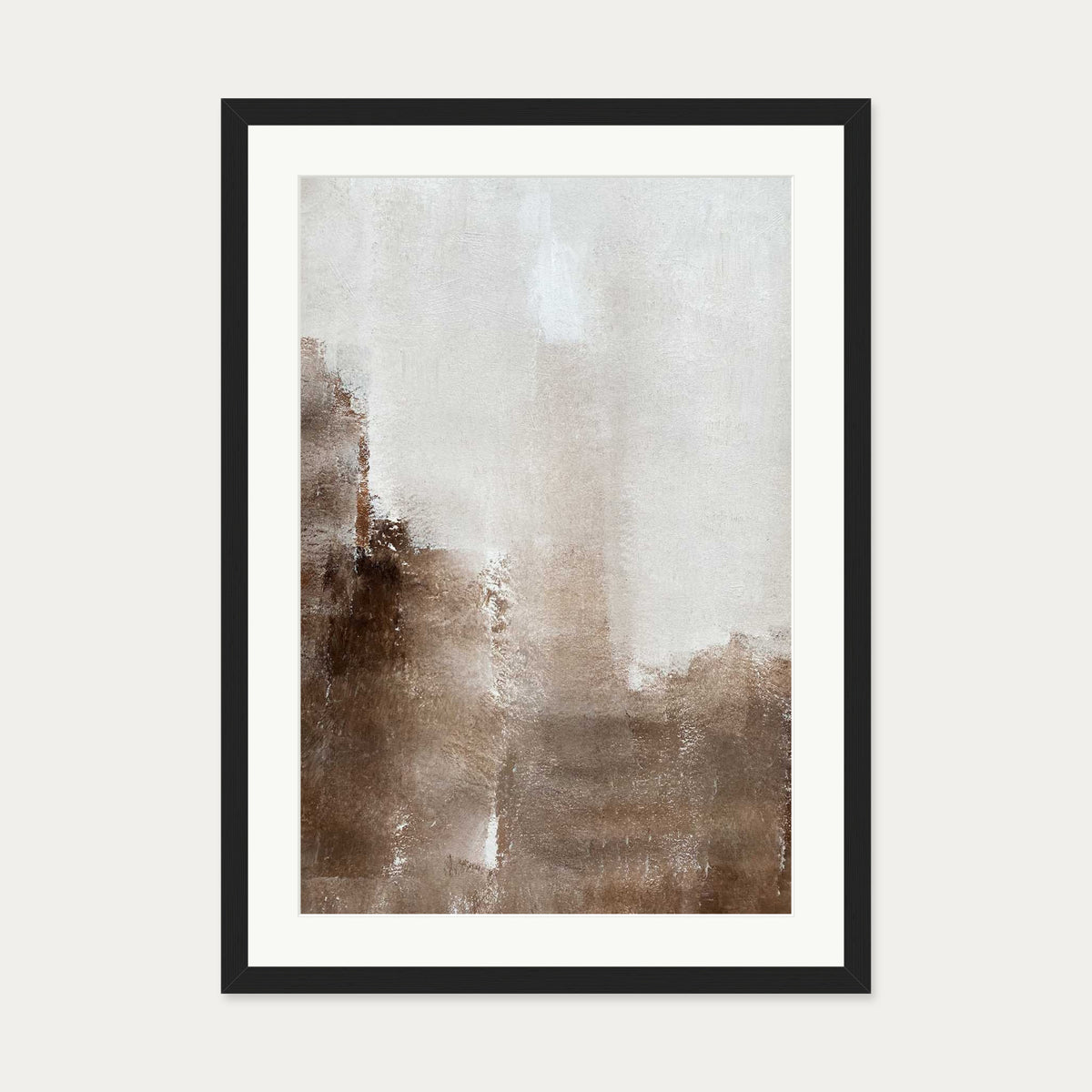 Mocha Dreams Art Print — 50 x 70 cm — Black Frame