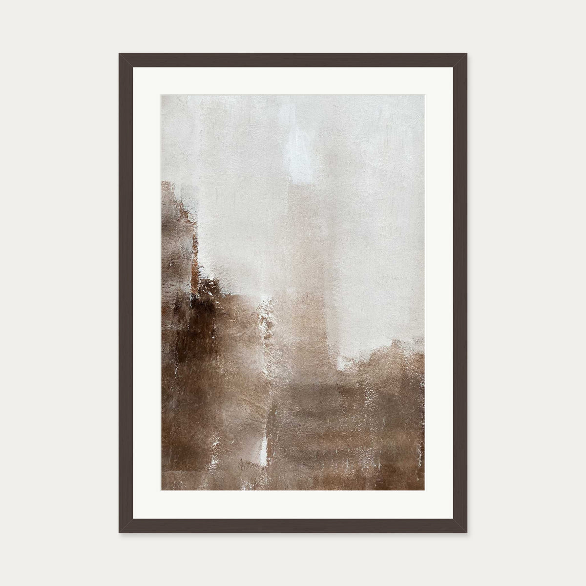 Mocha Dreams Art Print — 50 x 70 cm — Brown Frame