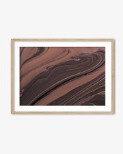 Mocha Marble II Wall Art Print