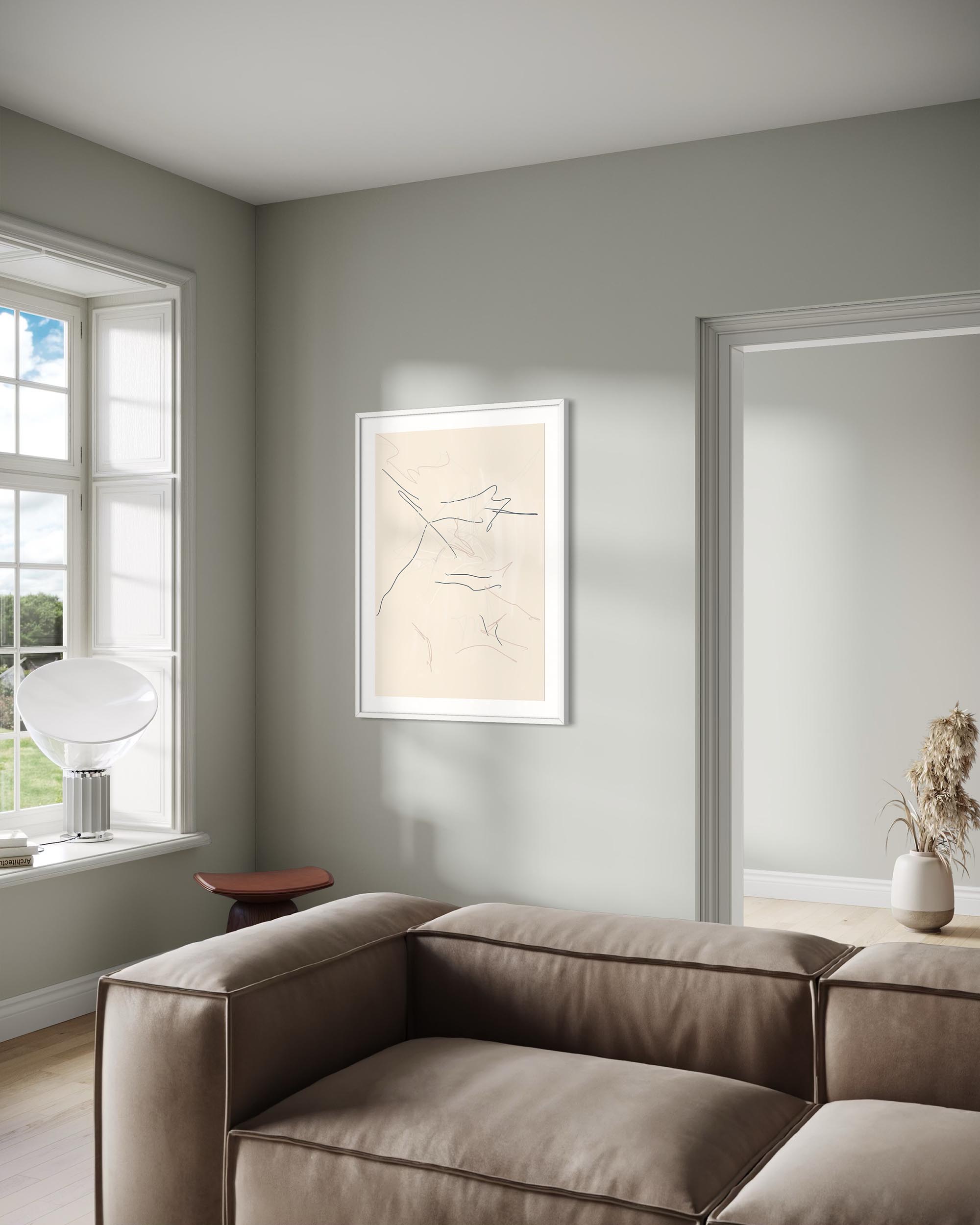 Abstract Line Drawing Art Print