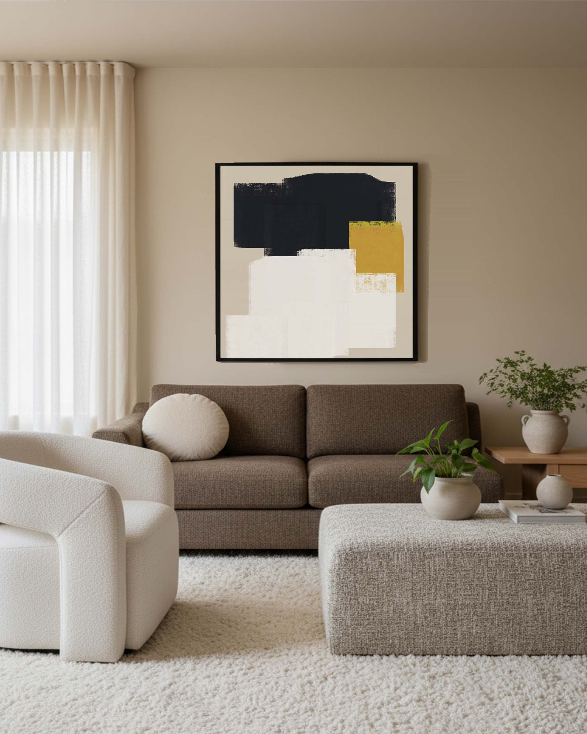 Dimensional Abstract I Canvas Art Print