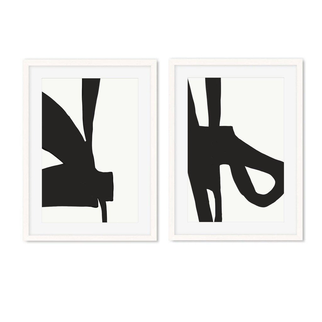 Modern Monochrome - Print Set Of 2