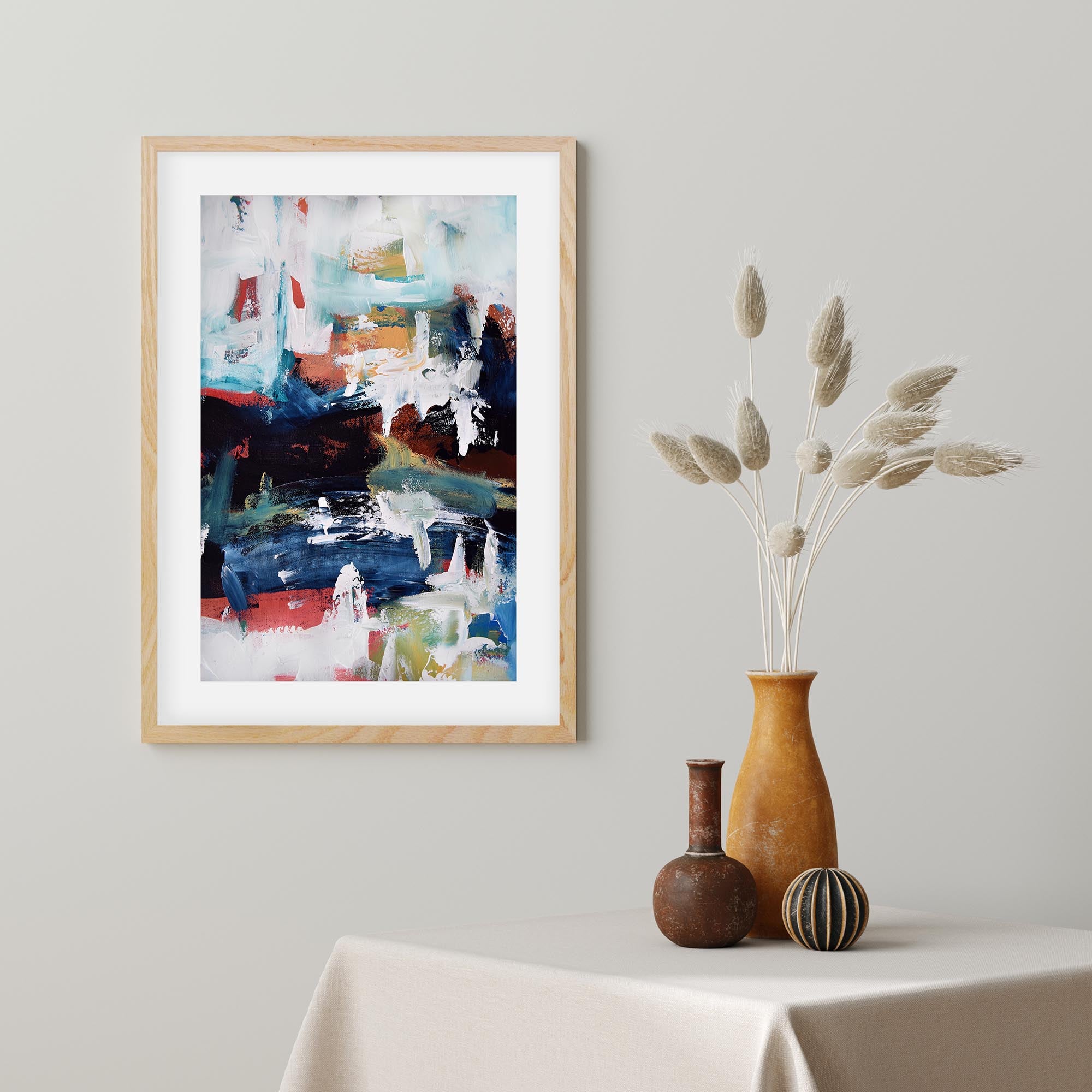 Abstract 197 Framed Art