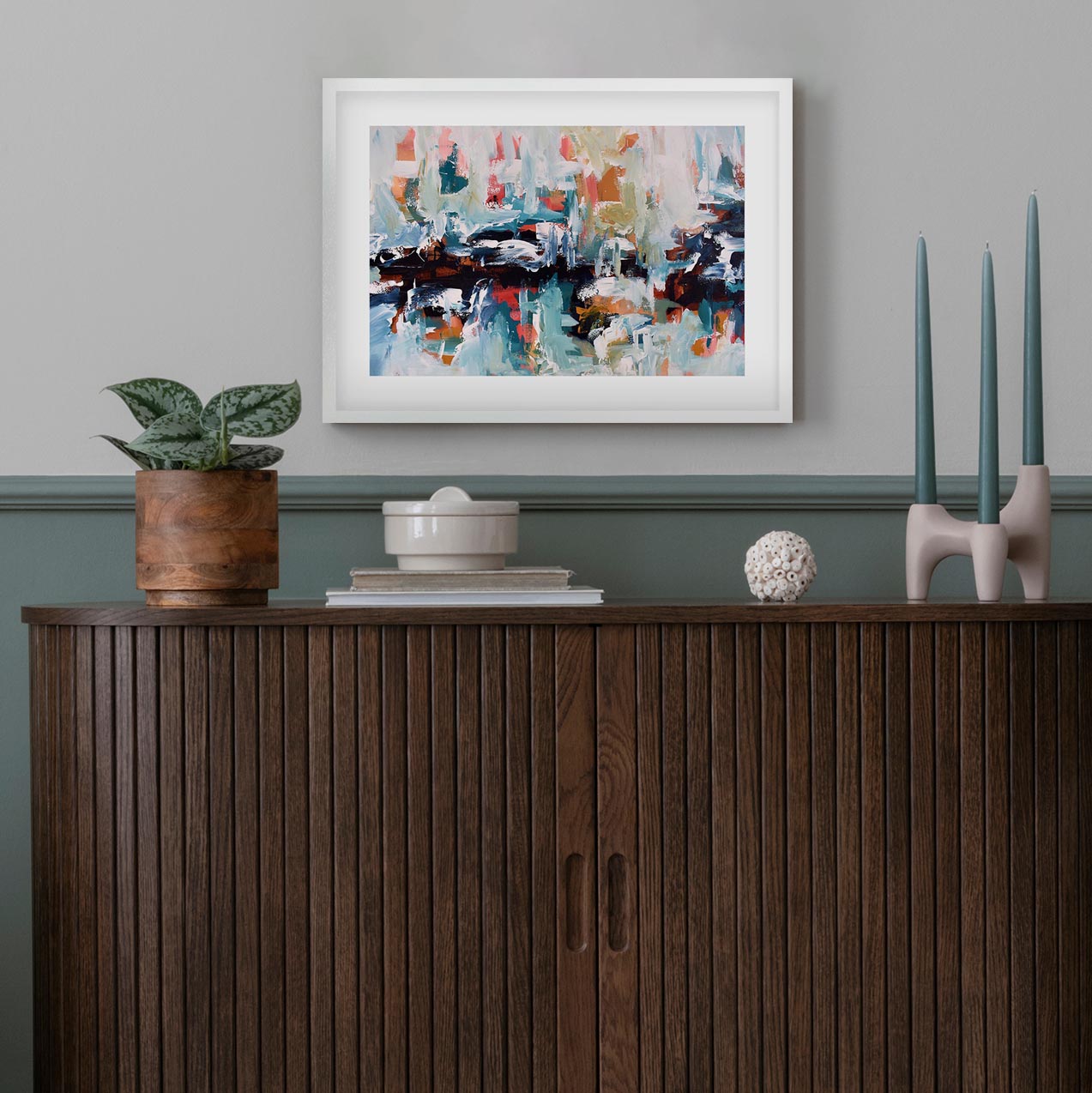 Abstract 329 Framed Art