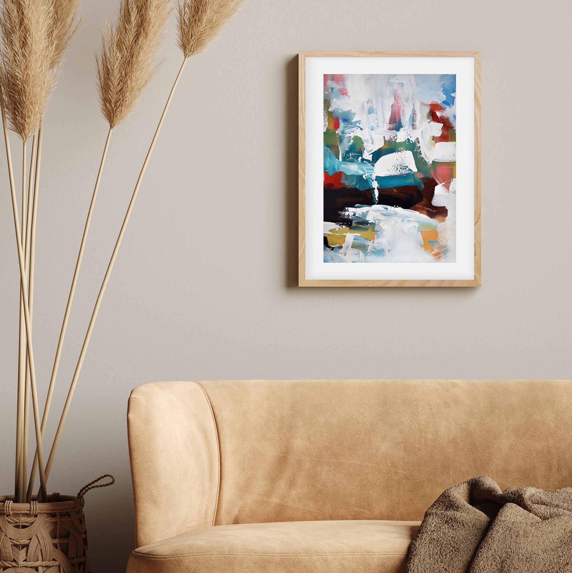 Abstract 191 Framed Art
