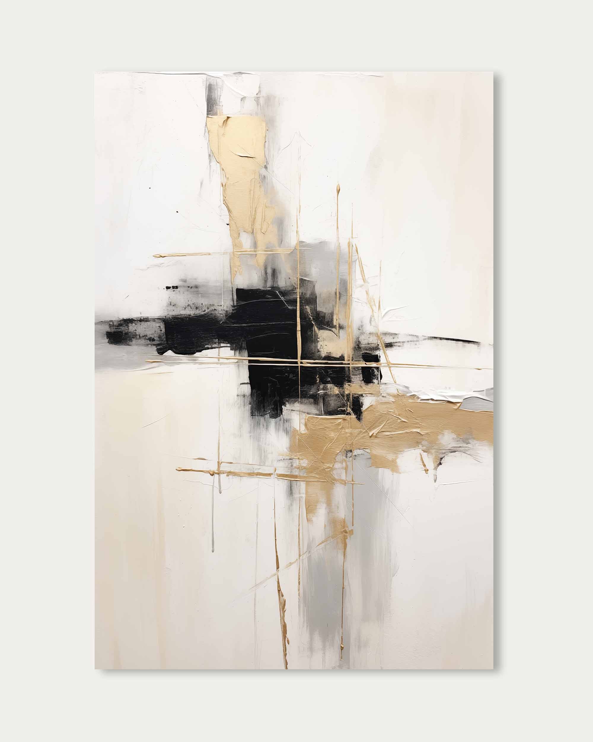 Gold And Black II Wall Art