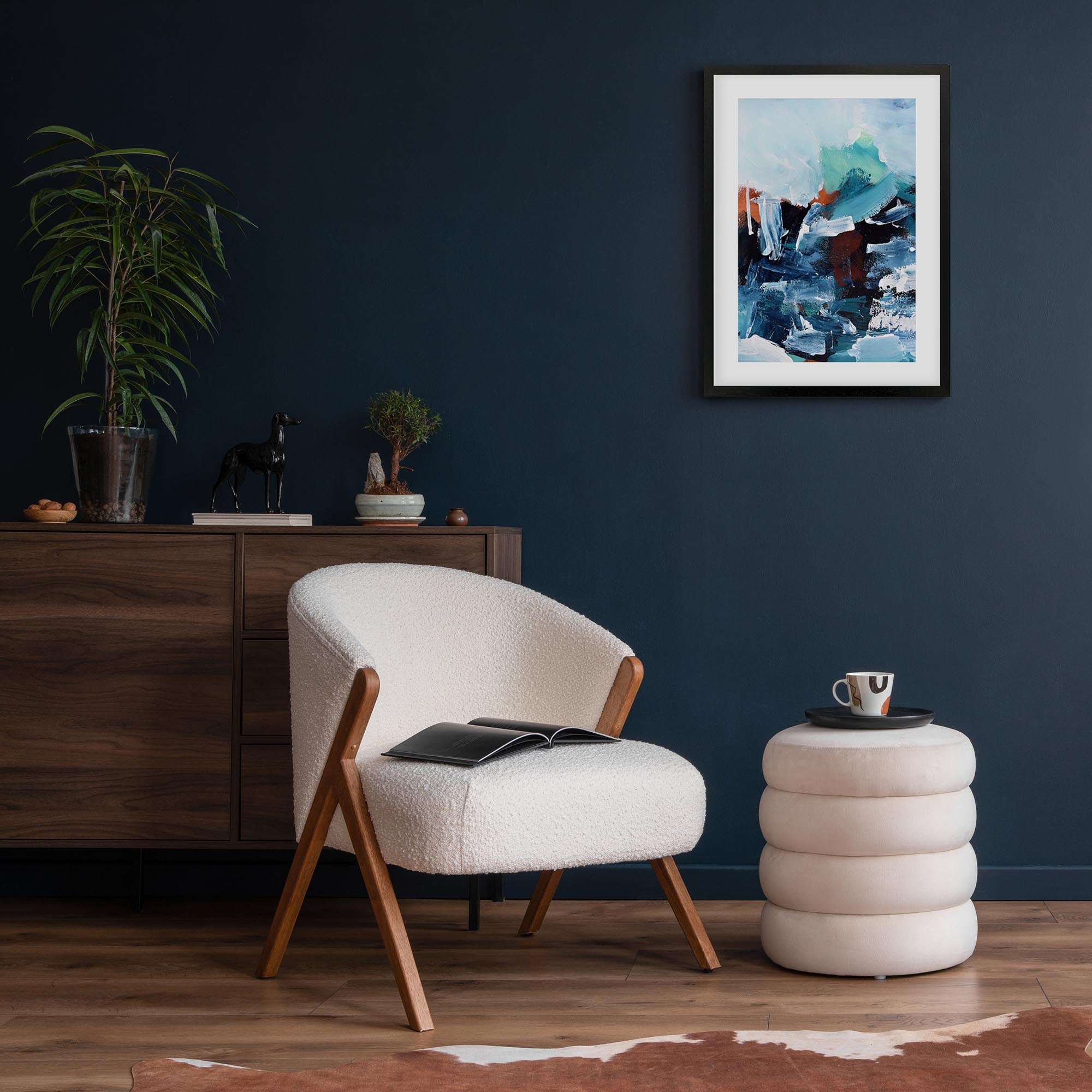 Abstract 186 Framed Art