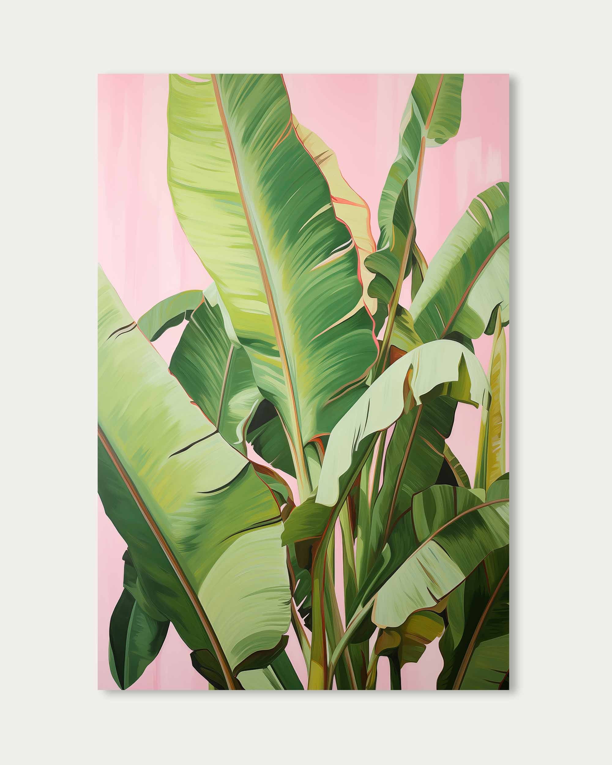 Banana Tree Illustration Wall Art