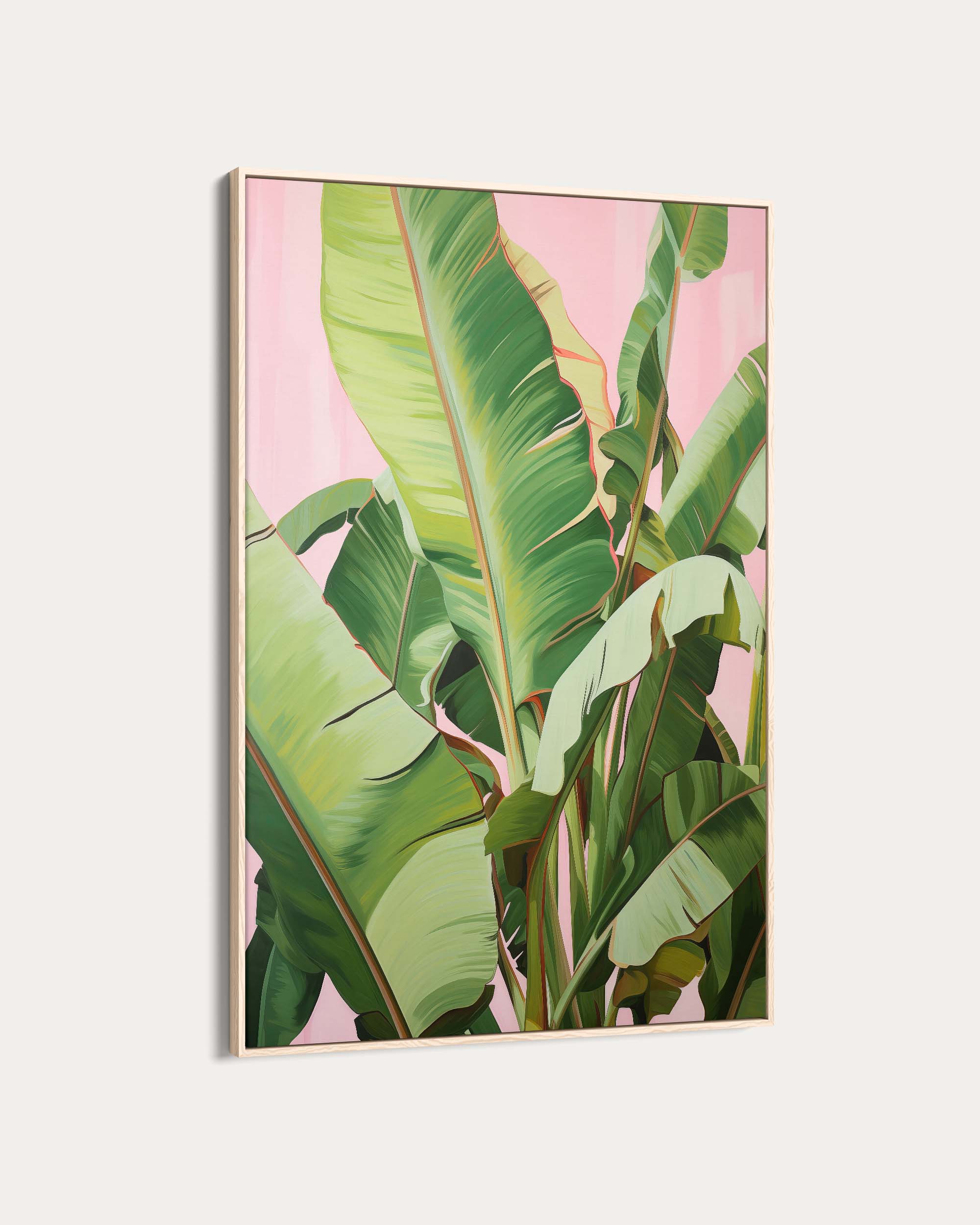 Banana Tree Illustration Wall Art