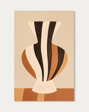 Stripes On Clay II Art Print