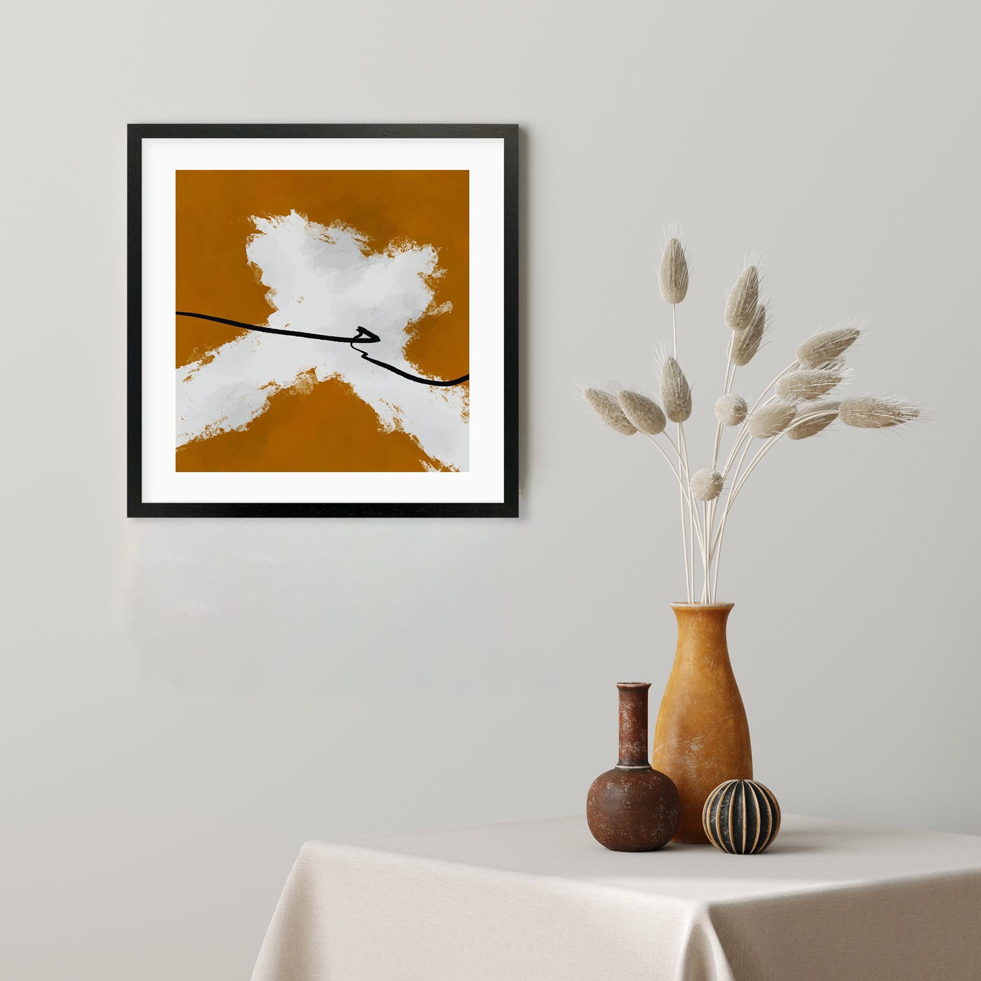 Burnt Orange II Framed Artwork