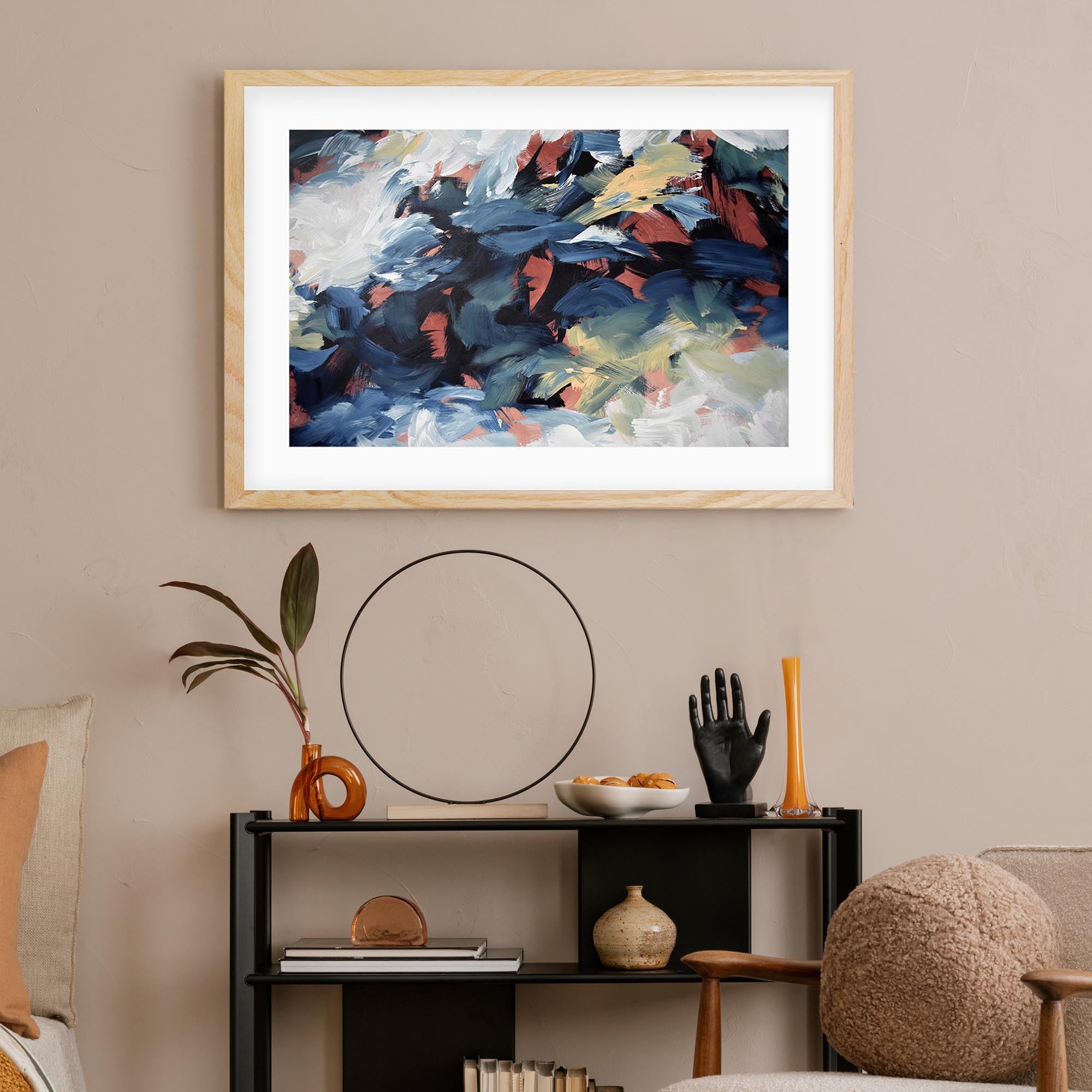 Abstract 464 Framed Art