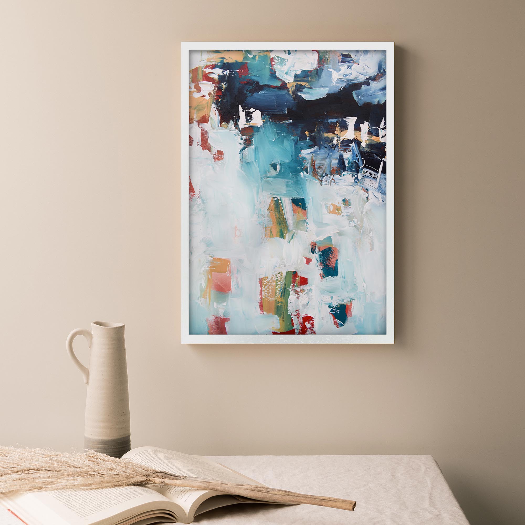 Abstract 213 Framed Art