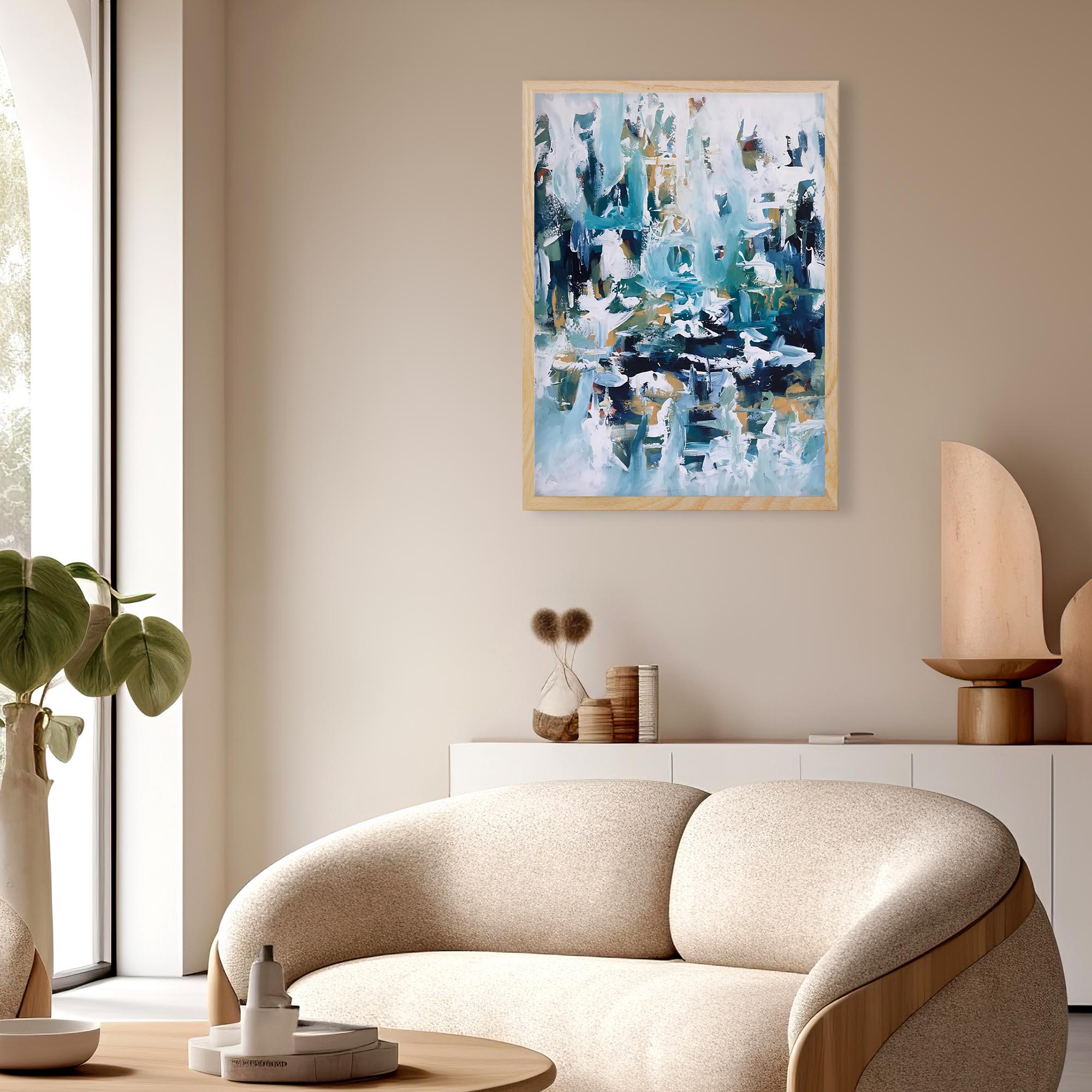 Abstract 103 Framed Art