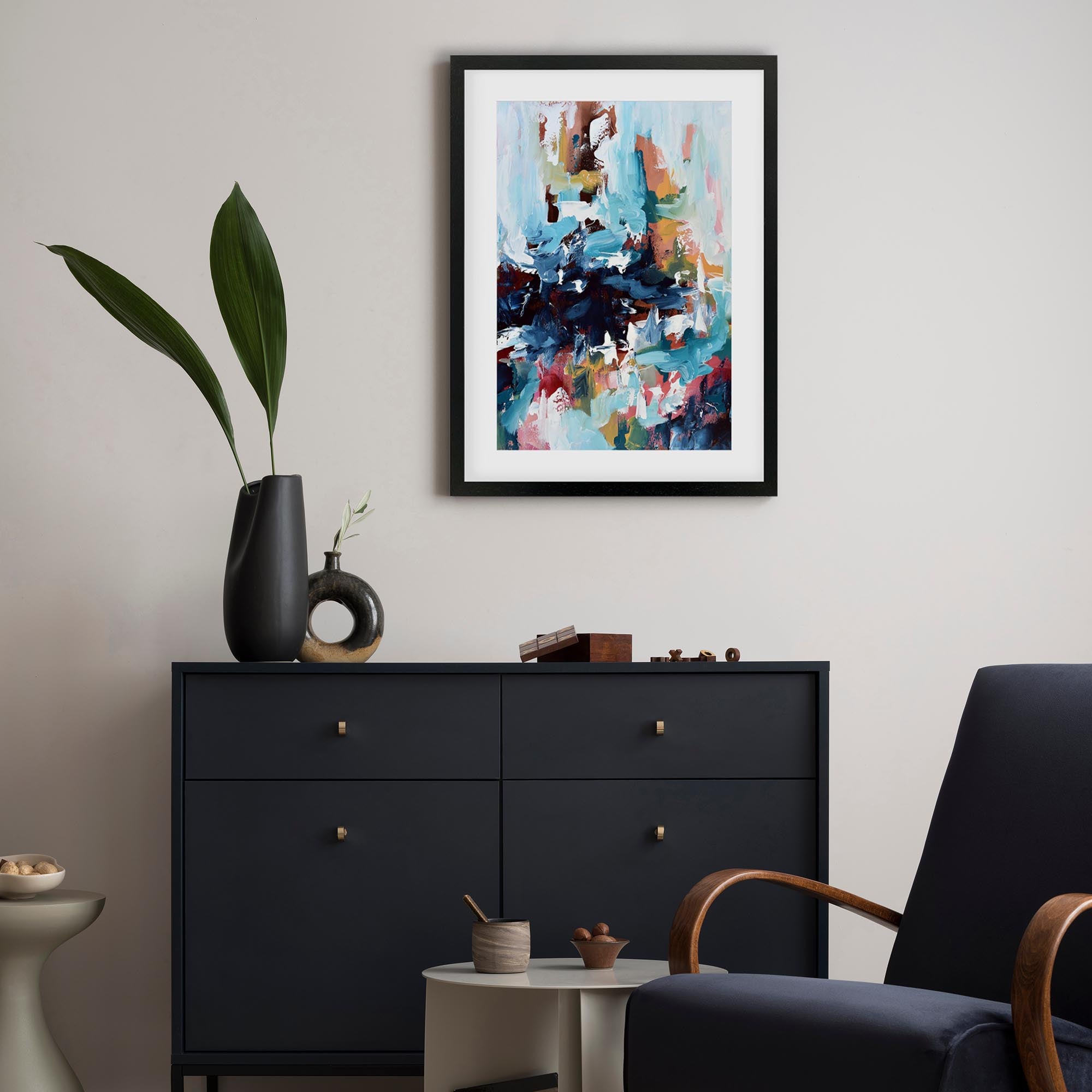 Abstract 380 Framed Art