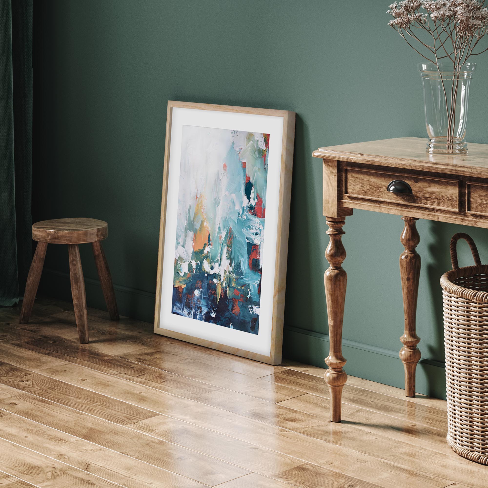Abstract 209 Framed Art