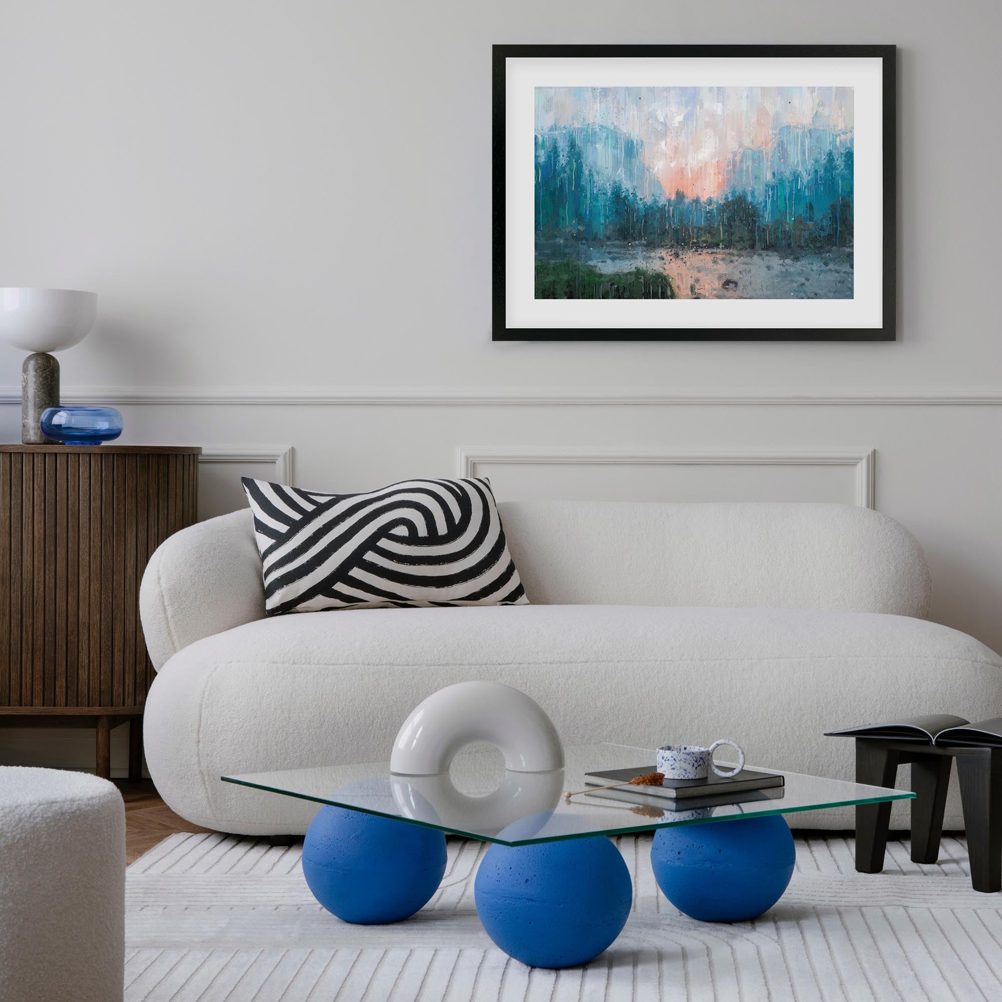 Sunset Landscape Framed Art