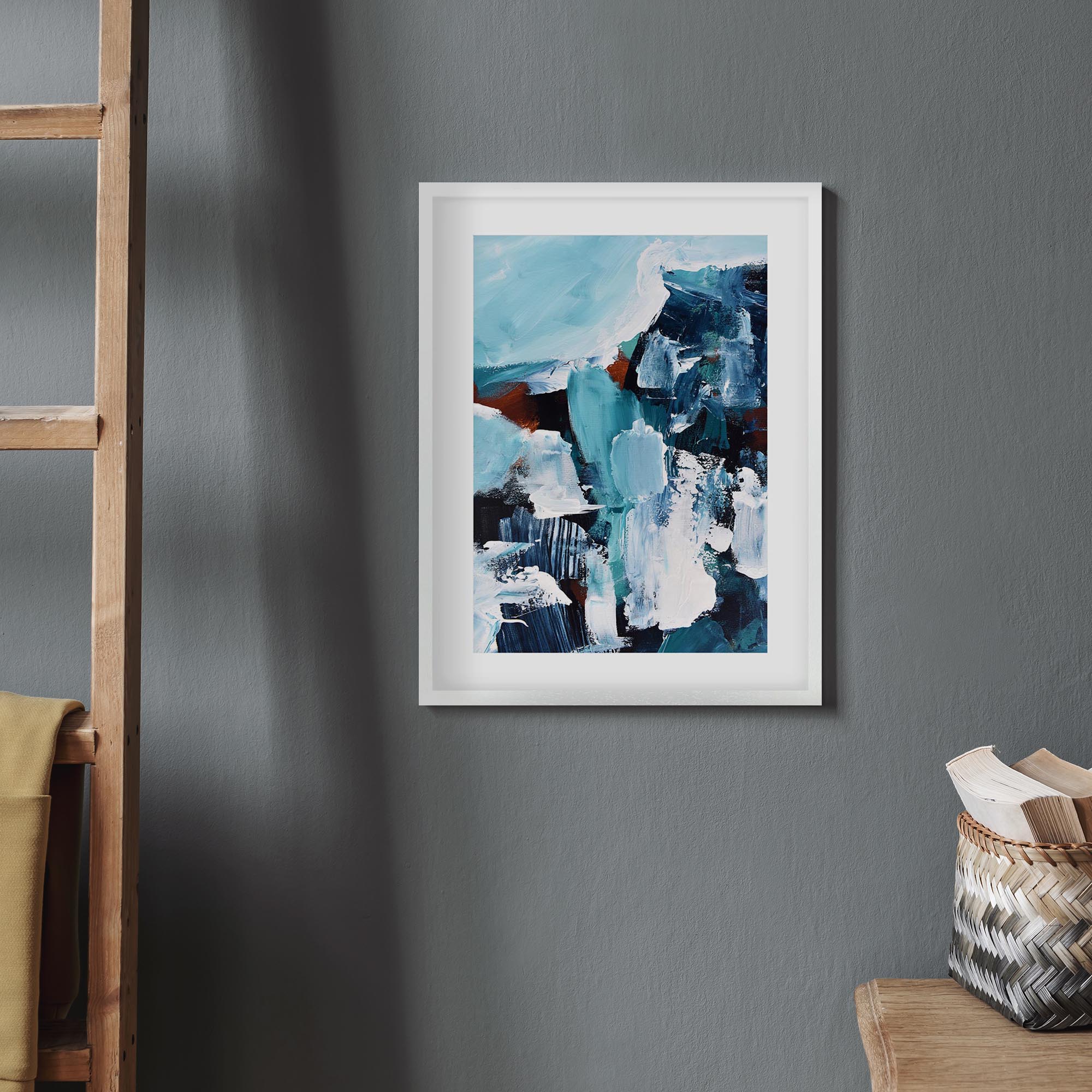 Abstract 187 Framed Art