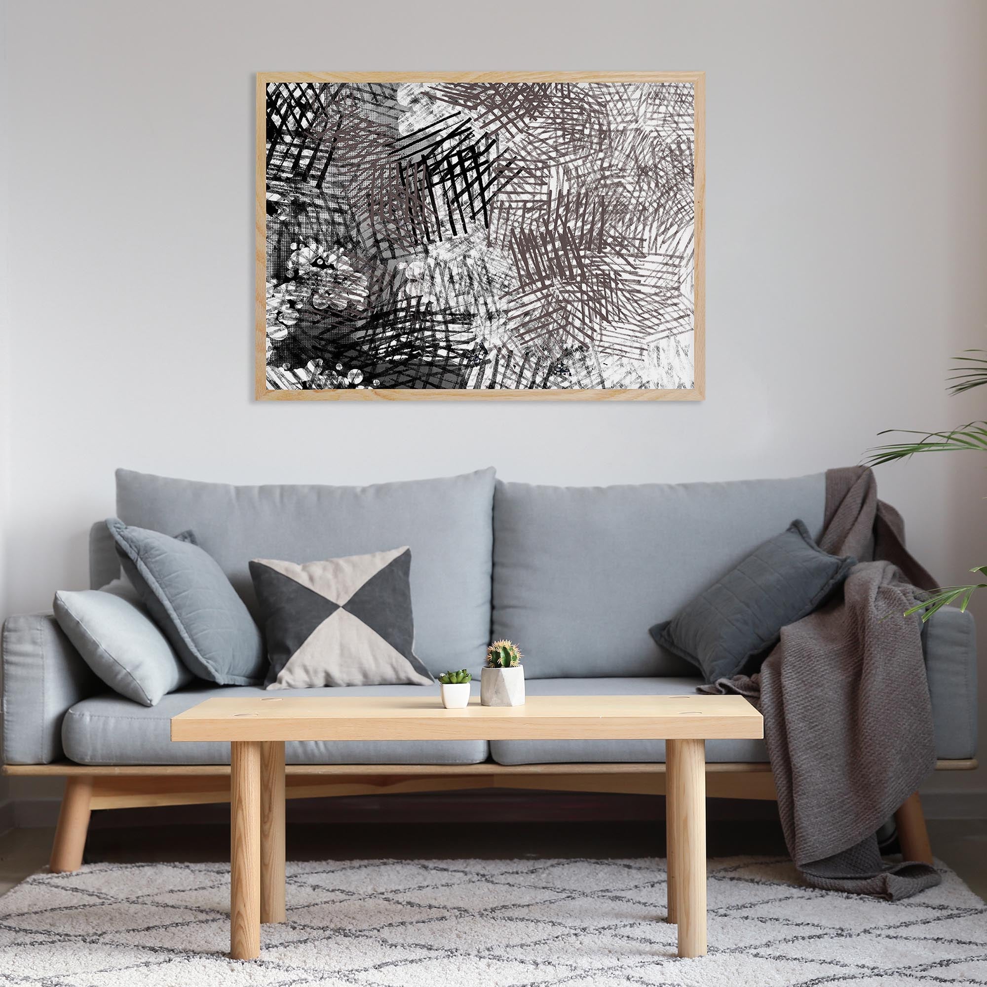 Abstract Conversations Framed Print