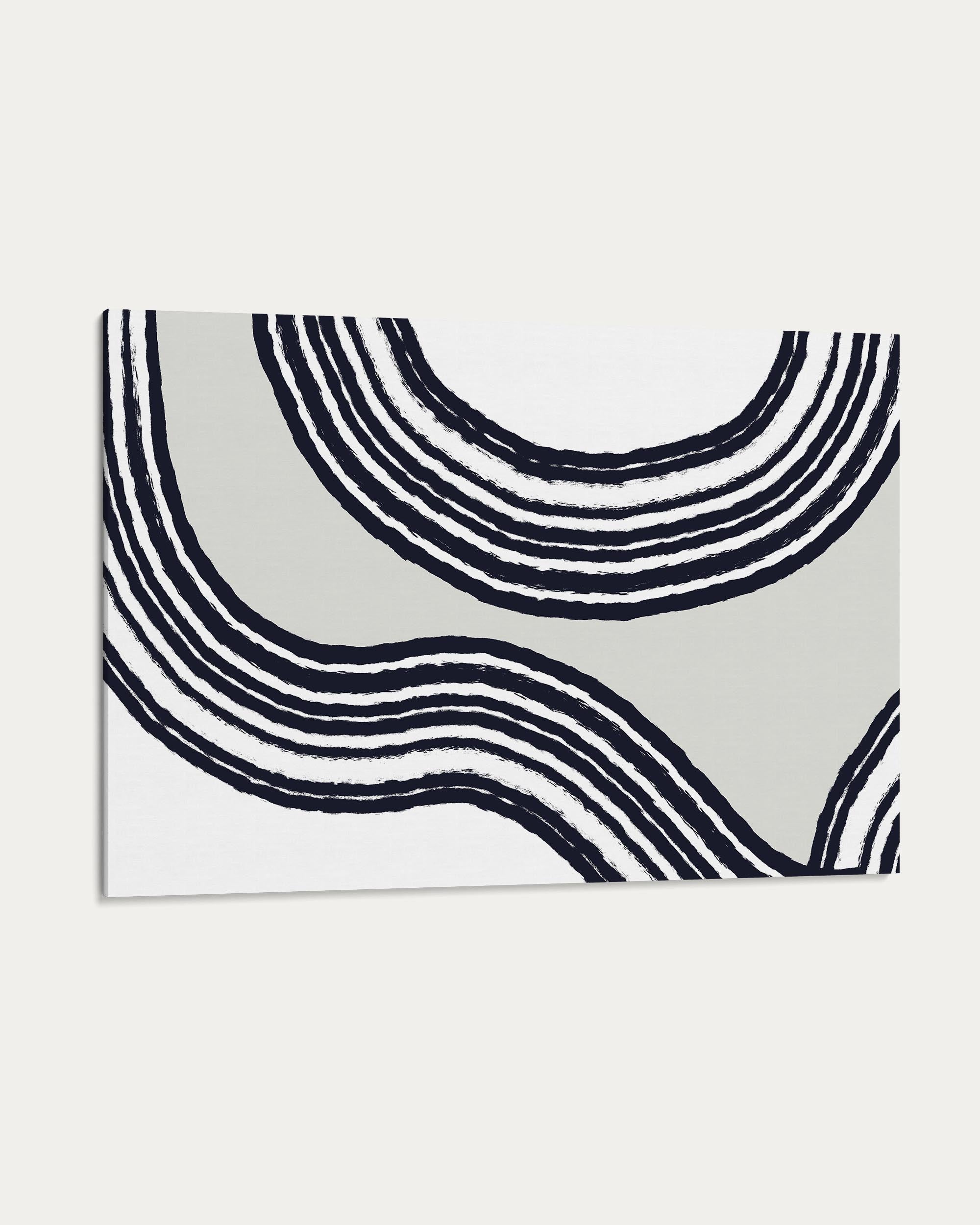 Retro Curve Canvas Art Art