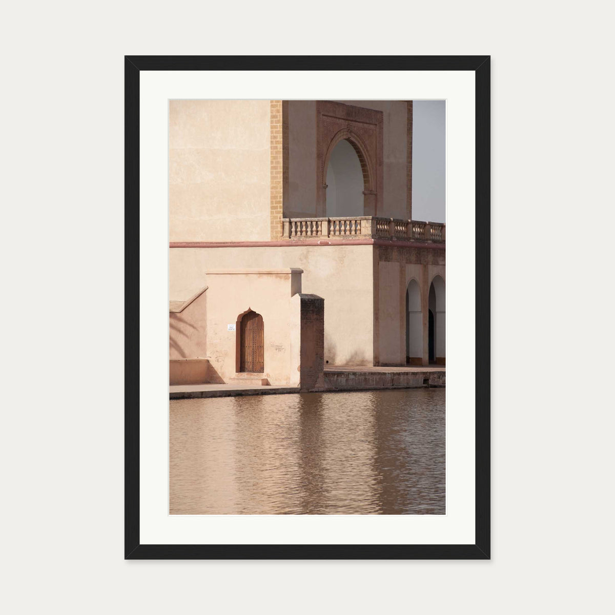 Morocco Architecture Poster — 50 x 70 cm — Black Frame