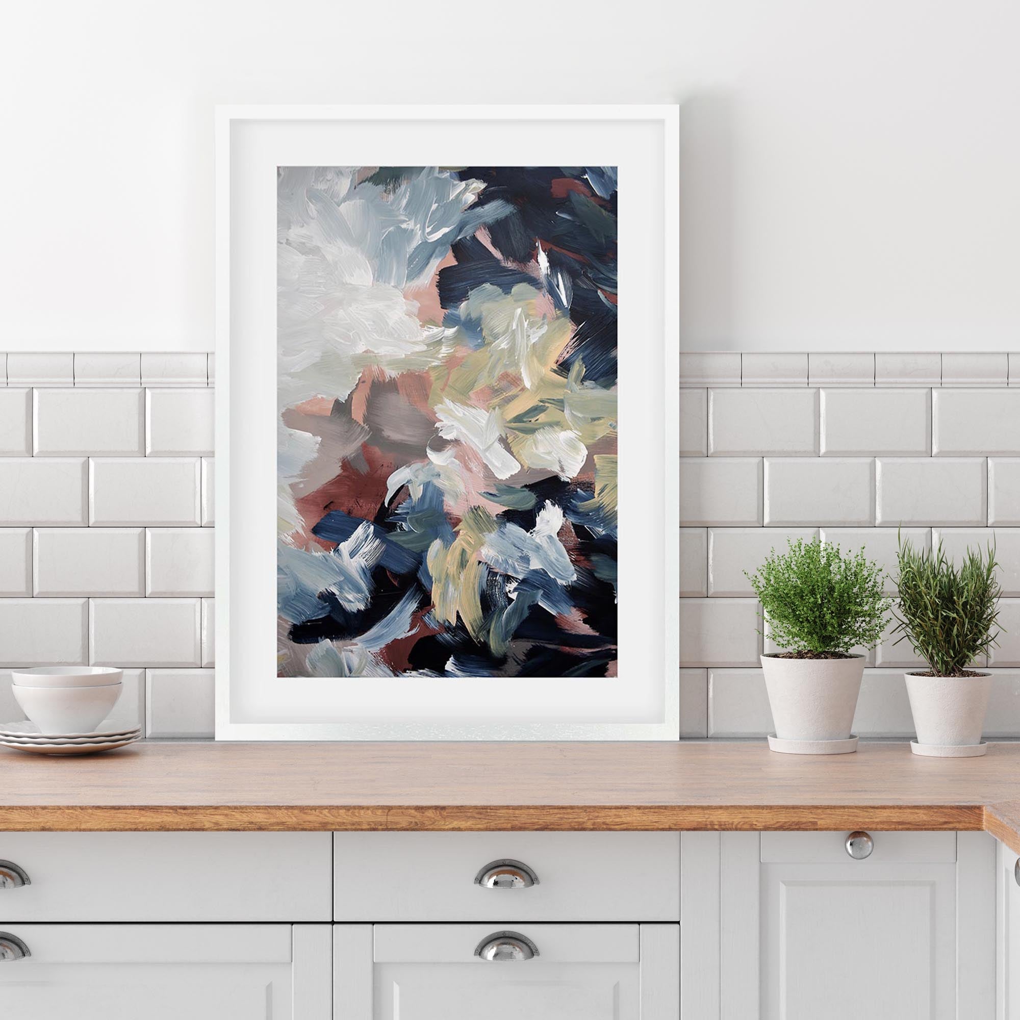 Abstract 511 Framed Art