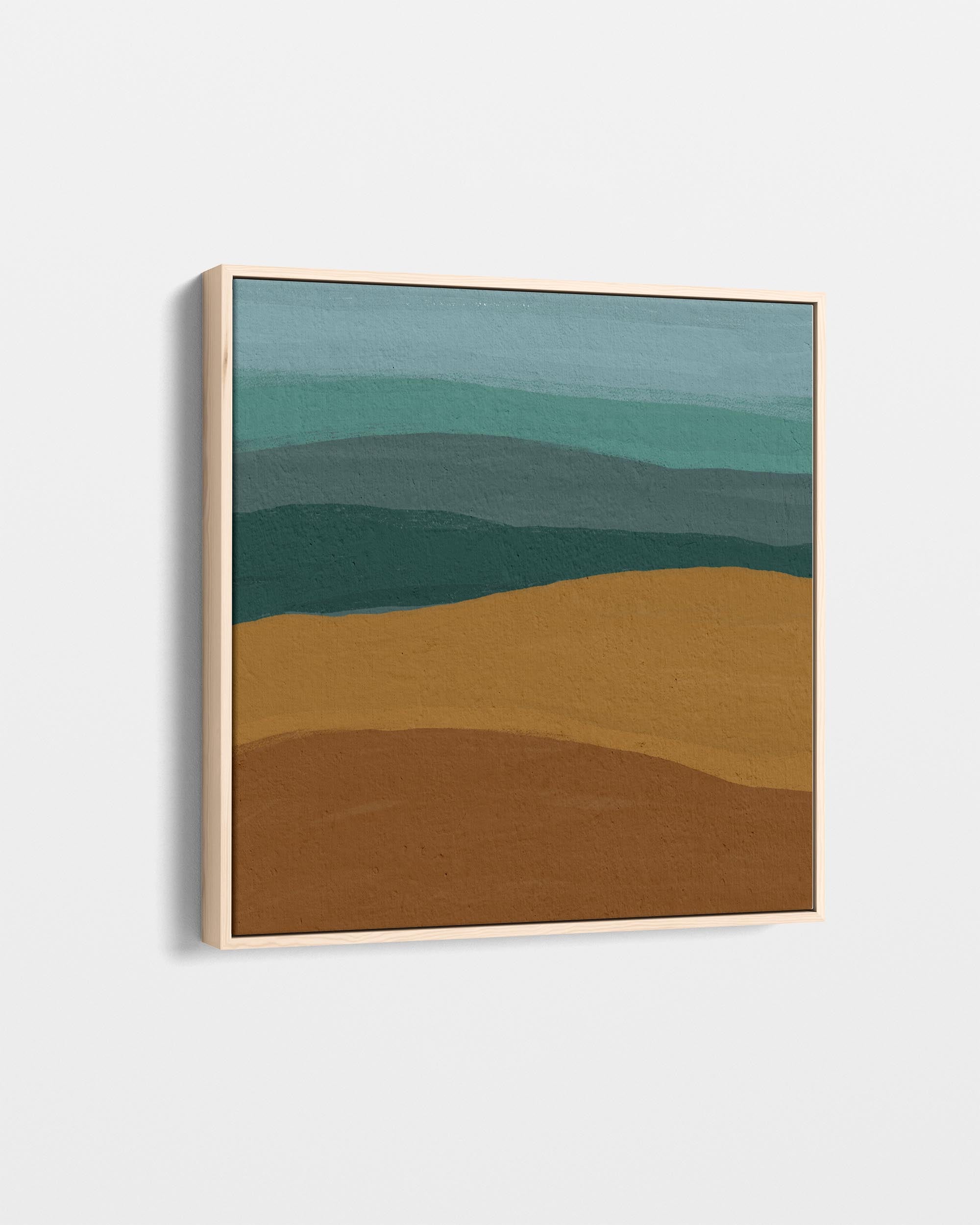 Coastal Sandy Beach Canvas Art