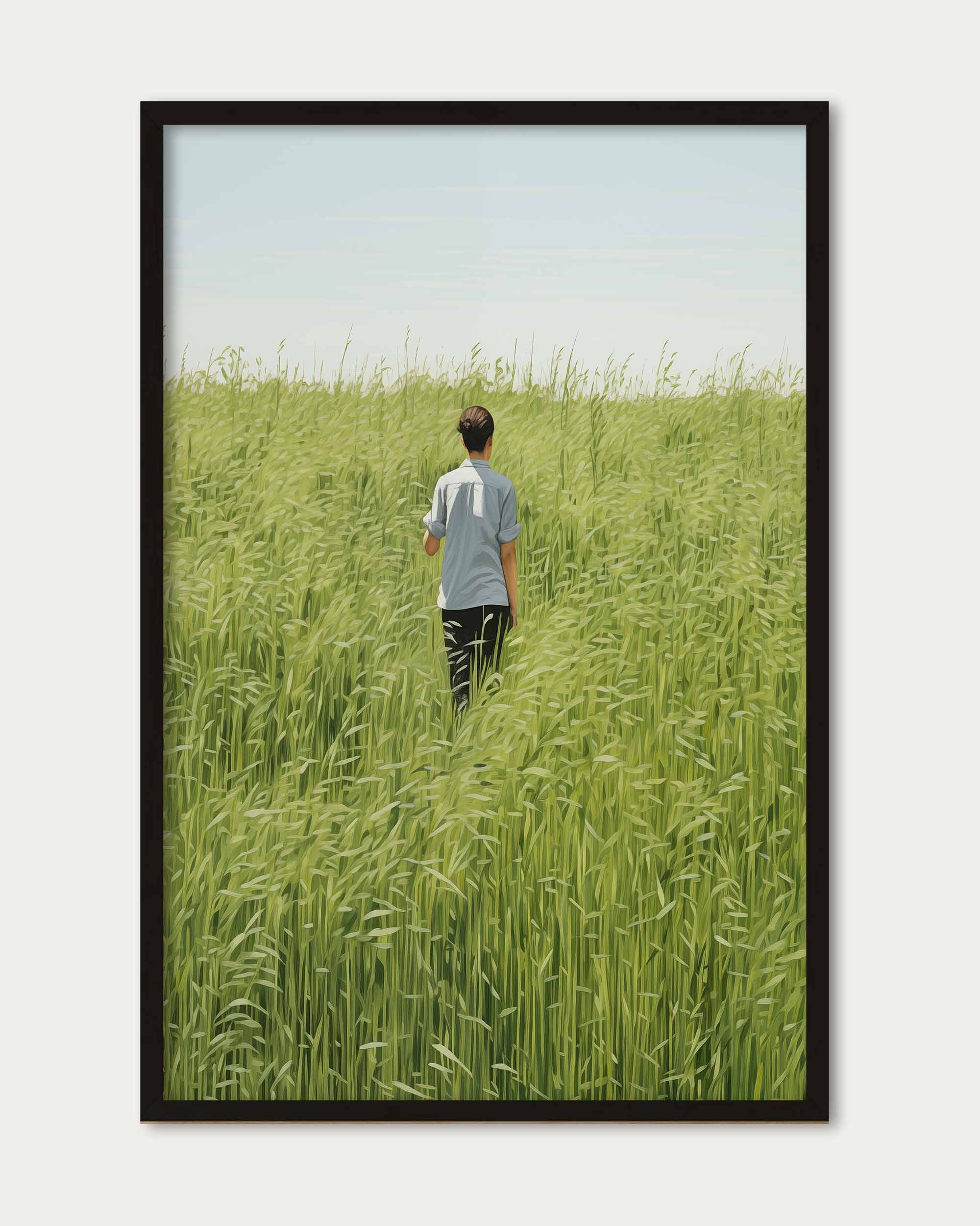 High Grass Wall Art Print