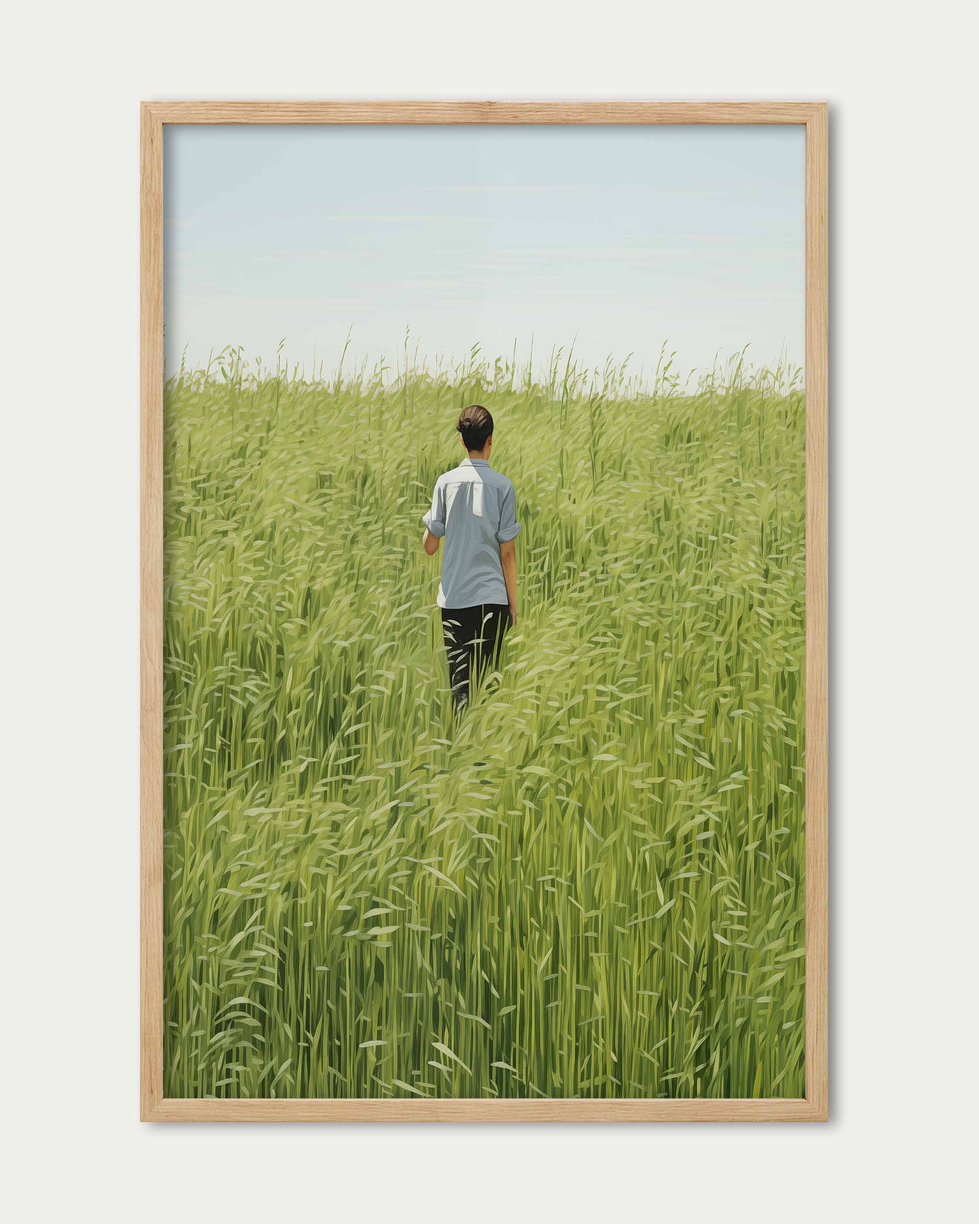 High Grass Wall Art Print