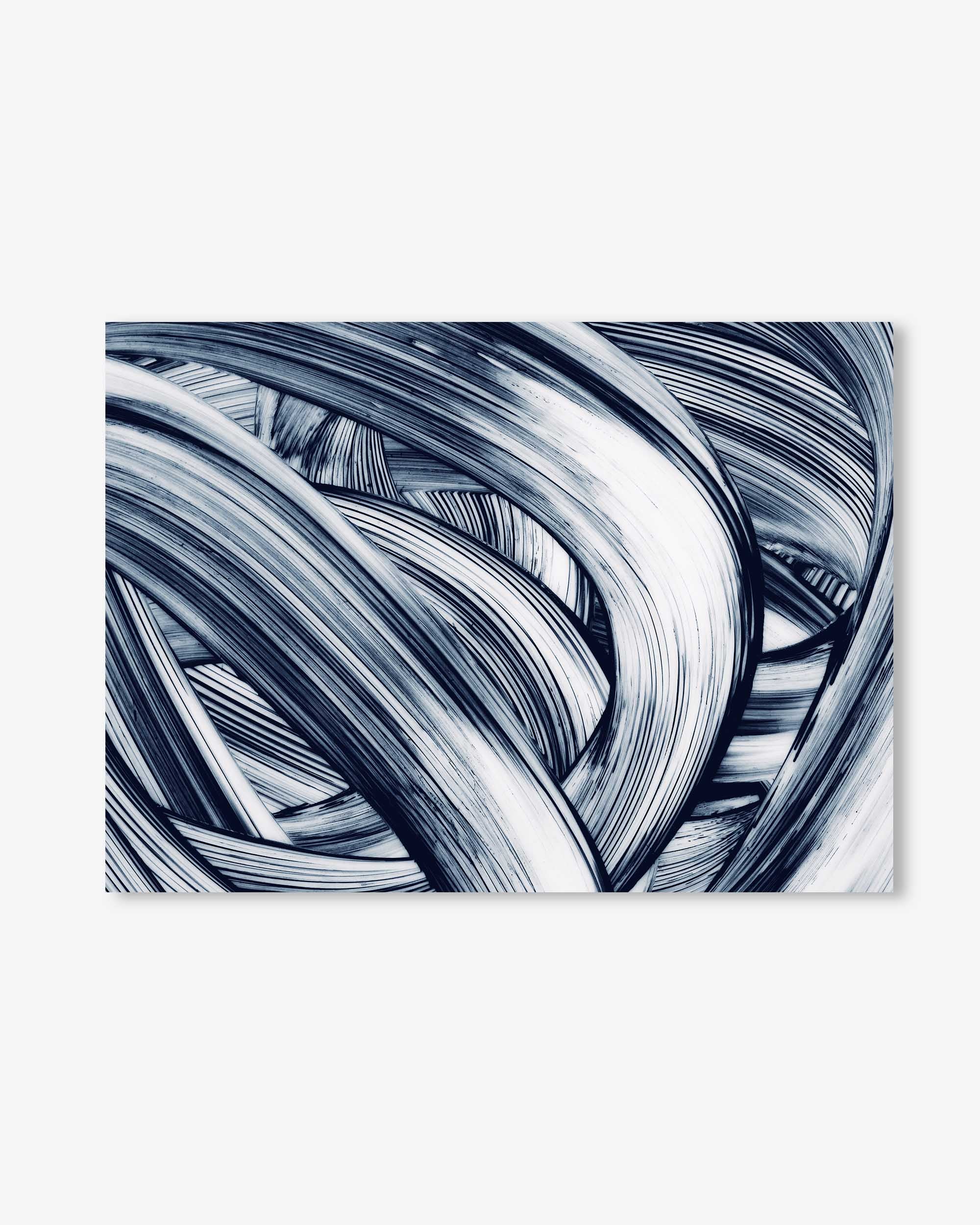 Abstract Brushstrokes Art Print