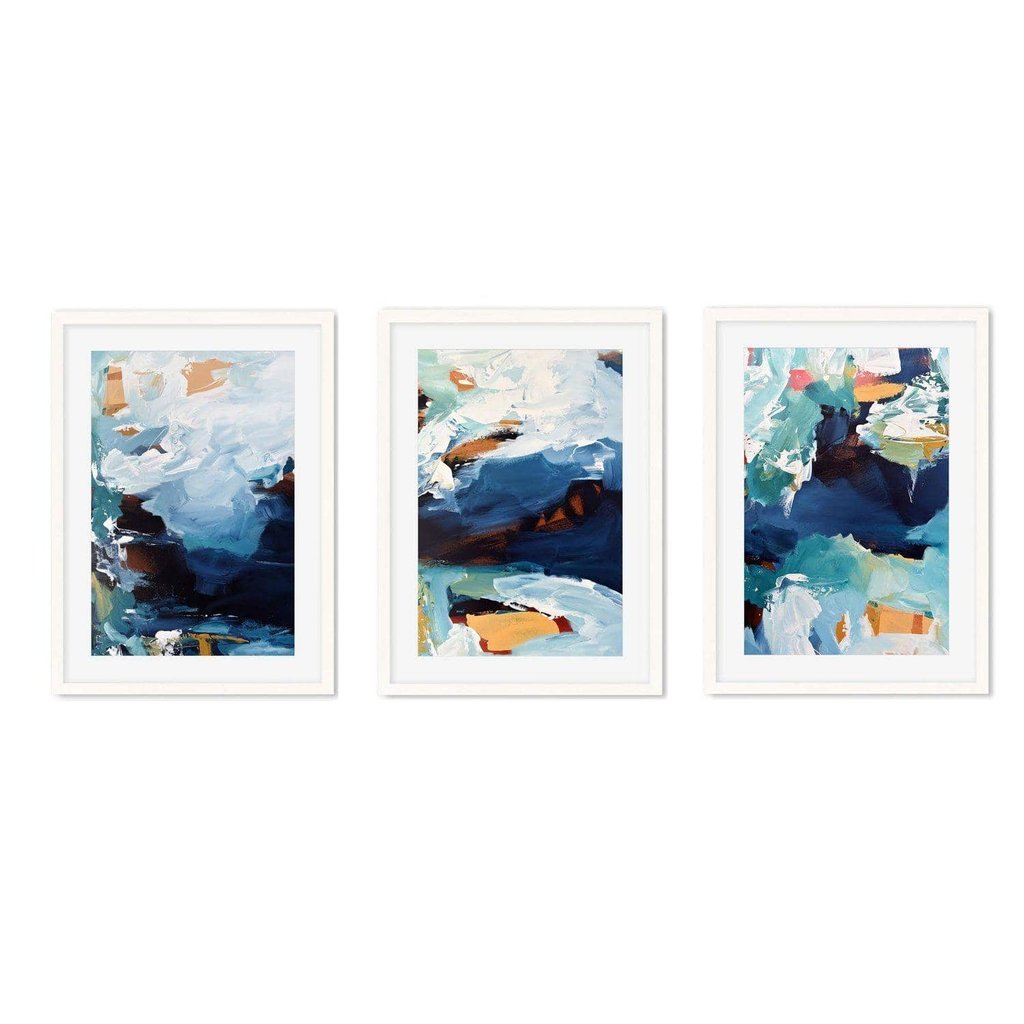 Navy Shore - Print Set Of 3