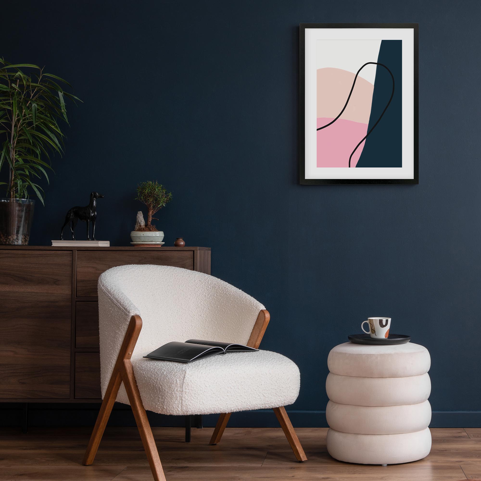 Abstract Colours Framed Art