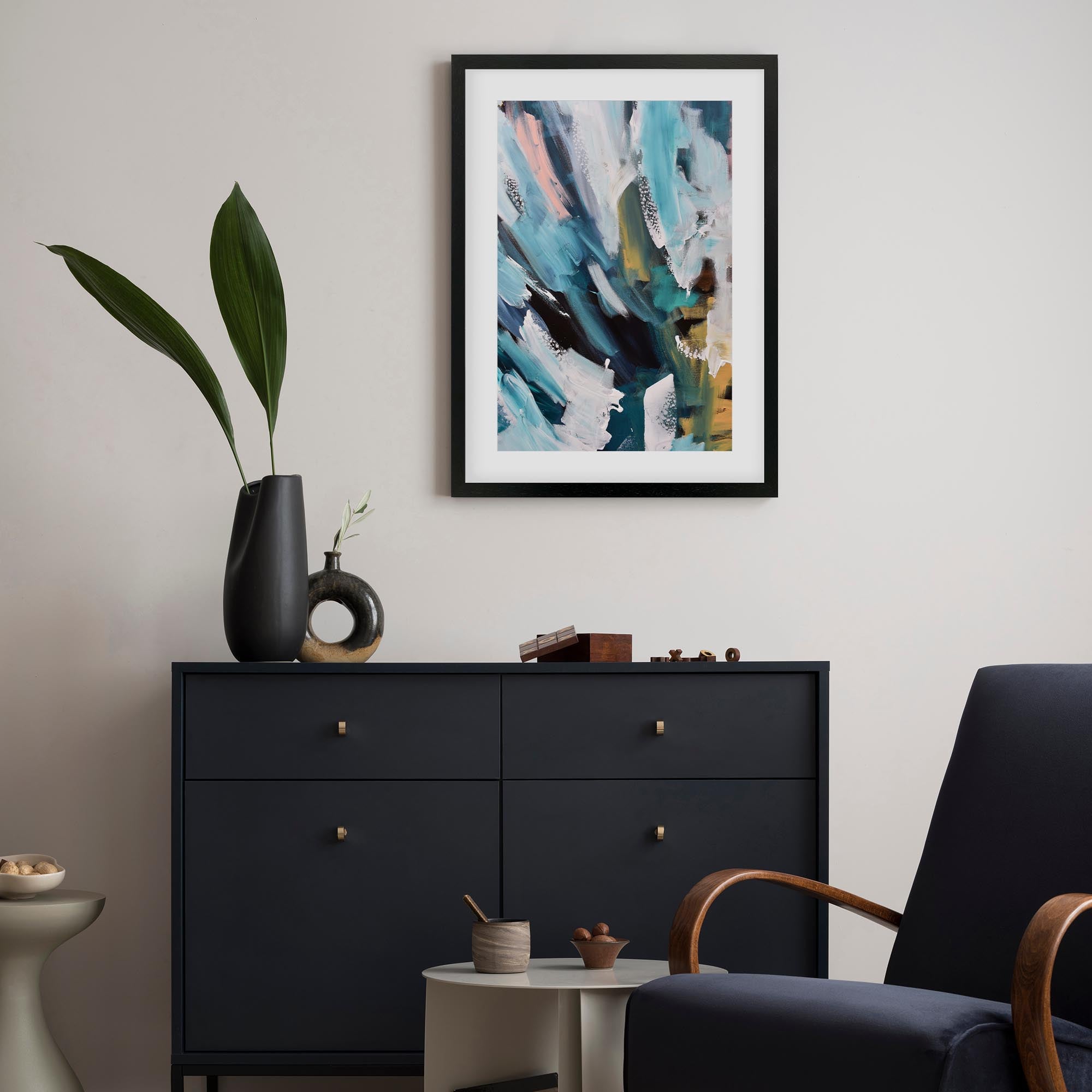 Abstract 171 Framed Art